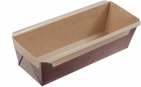 Форма для выпечки бумажная прямоугольная 900мл крафт ламинированная 220х100х62мм (350шт/упак) Россия в компании Арктен, фото